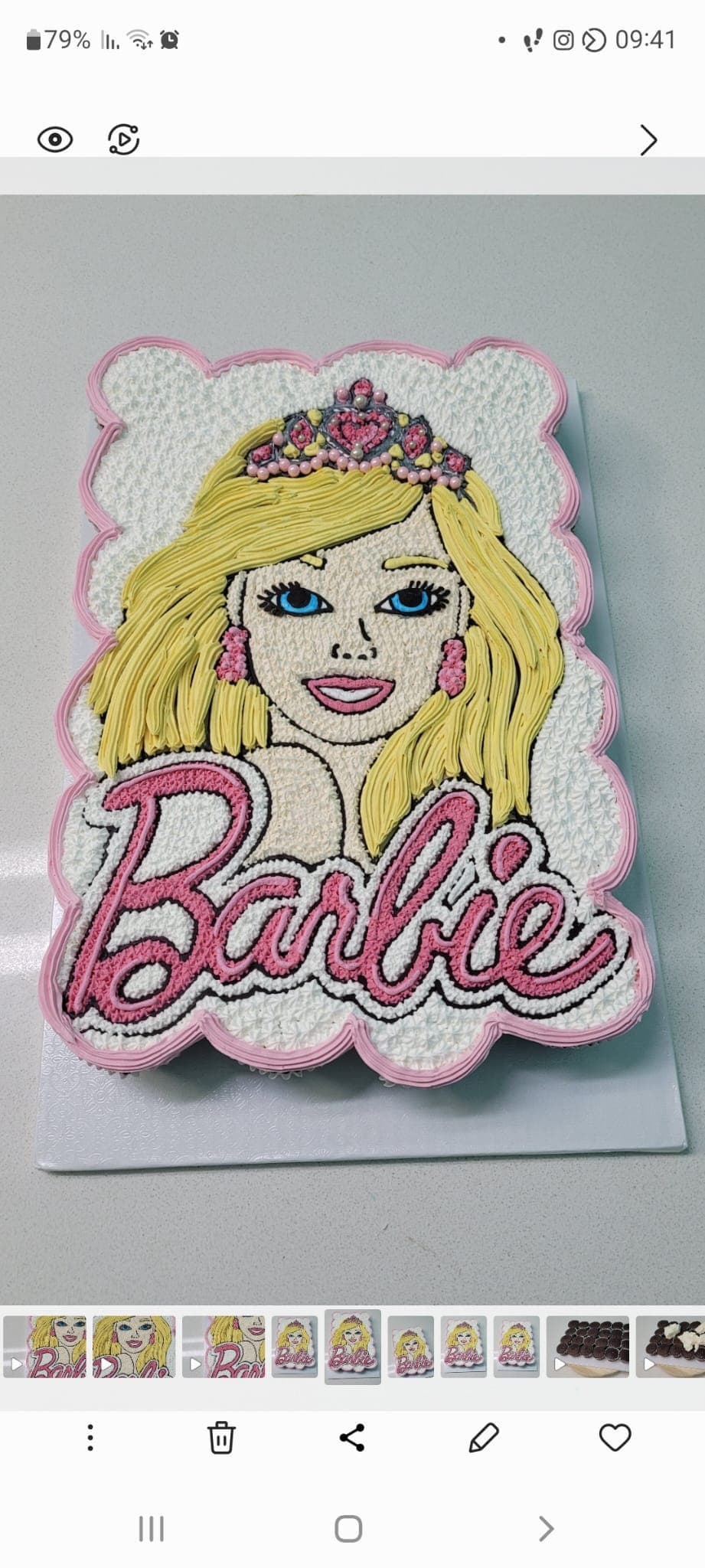 עוגת קאפקייקס מצויירת